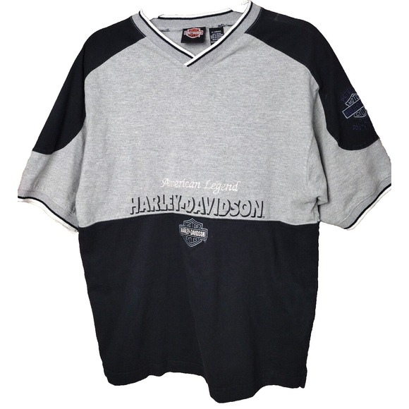 Harley-Davidson Other - Harley-Davidson T-shirt Mens Med Black Gray Block - Pierre South Dakota Unisex